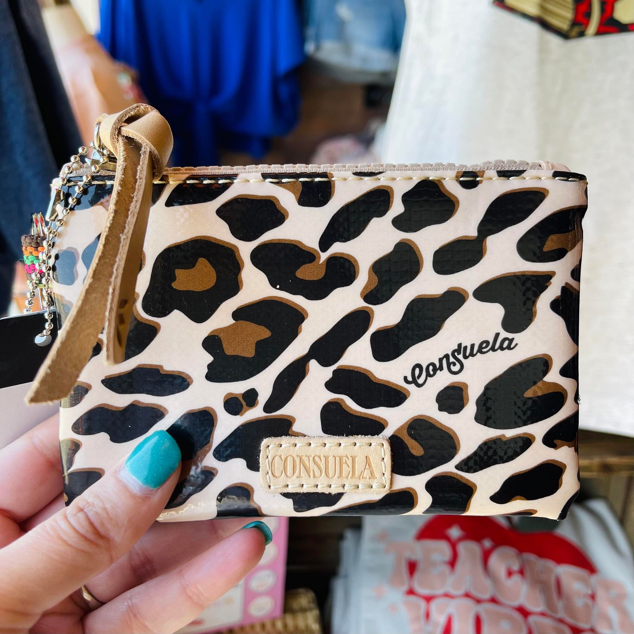 Mona Brown Leopard Pouch | My Site